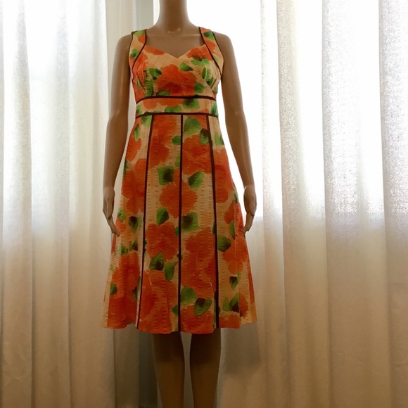 Tout est rendu Dresses & Skirts - Gorgeous giant poppy watercolor dress sleeveless